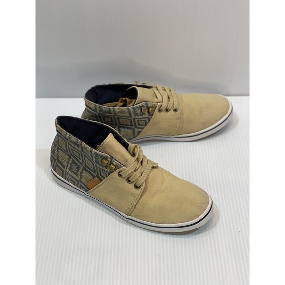 Vans Camryn Slim Skate Shoes Womens Sz 7 Native Taose Taupe/Blue Canvas RARE - Picture 3 of 7